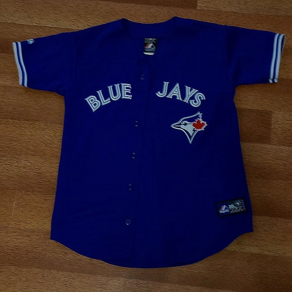 Majestic Other - majestic toronto blue jays button up jersey